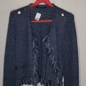 White House Black Market - Navy Sweater